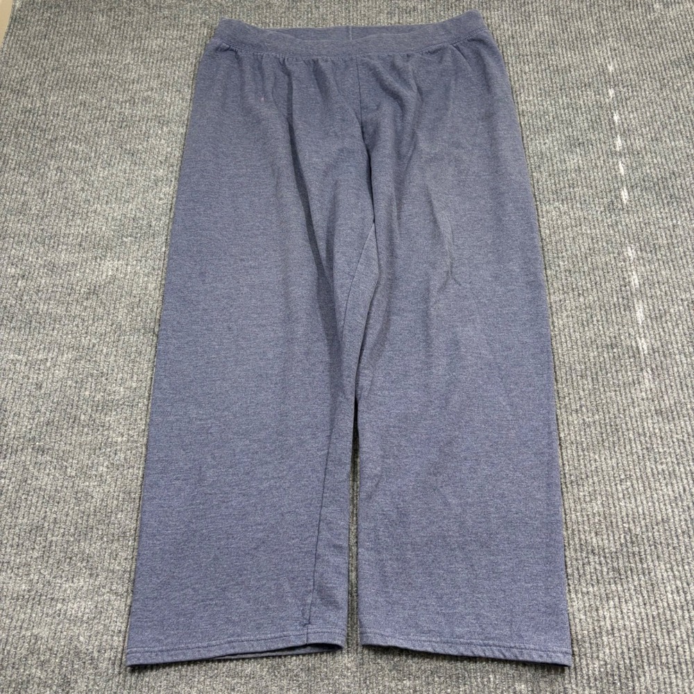 JMS Just My Size by Hanes Sweatpants Womens 3X Blue Heather Fleece Plus Size
